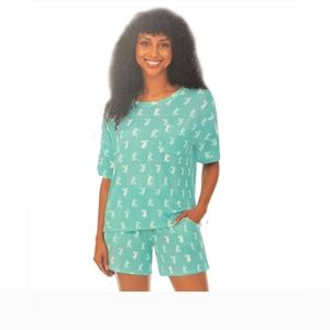 Disney micky mouse short pajama set